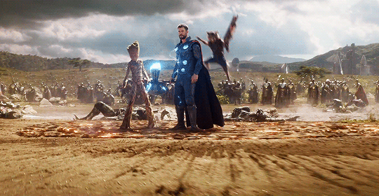 Thor, Rocket e Groot