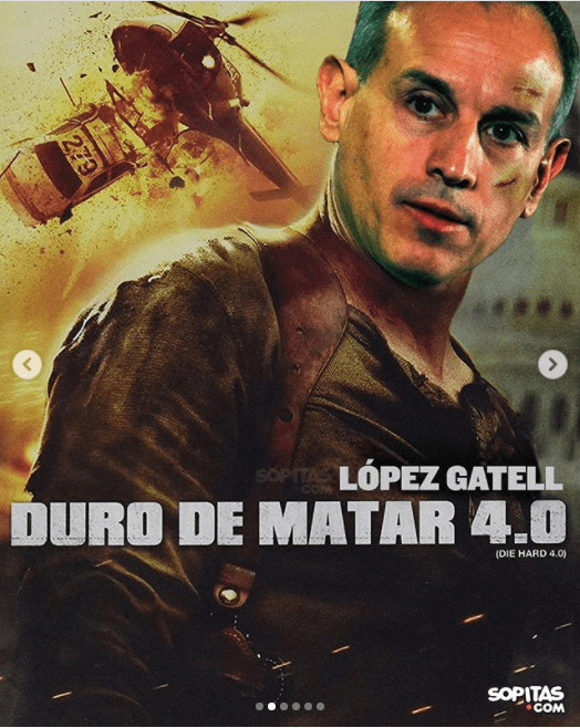 Hugo Lopez Gatell poster pelicula de accion en mexico 02