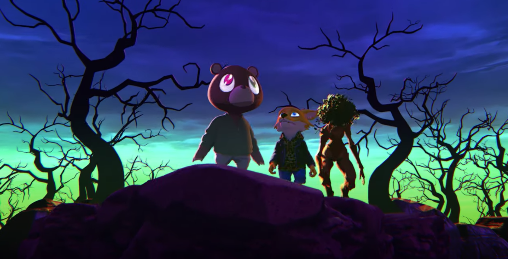 Kanye West y Kid Cudi lanzarán una serie animada de Kids See Ghosts