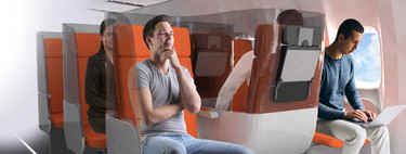 Ideas locas de los diseñadores de asientos para que las aerolíneas sean más seguras frente al Covid-19