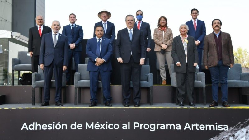 México se une al programa Artemisa de la NASA para llegar a la Luna. Foto de Twitter Ken Salazar