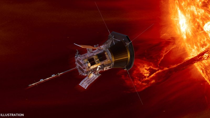 Sonda de la NASA toca el Sol por primera vez. Foto de NASA
