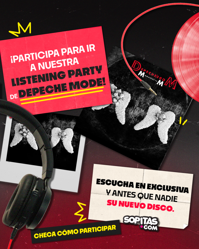 Dinámica para participar en la listening party de Depeche Mode 