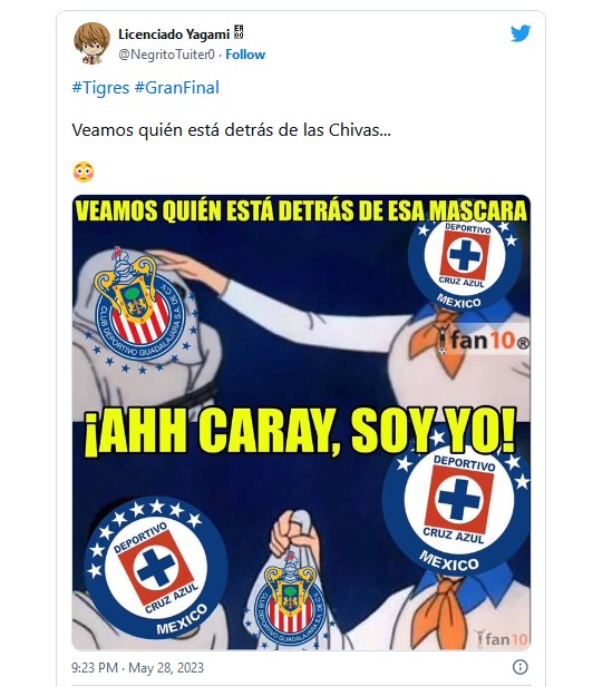 Memes de la final de Liga MX entre Chivas y Tigres