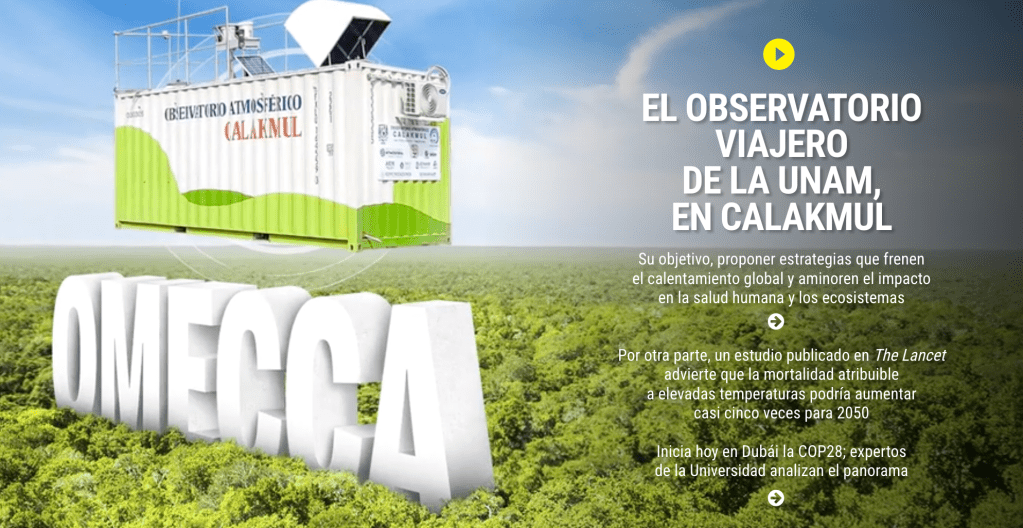 Gaceta UNAM: El observatorio viajero en Calakmul