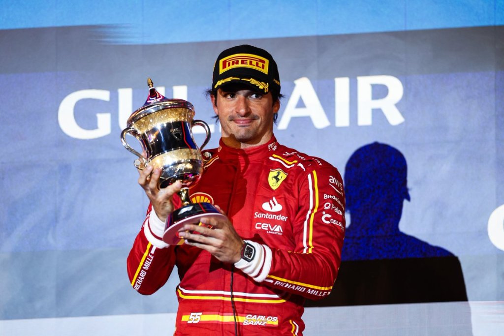 Carlos Sainz en el GP de Bahréin