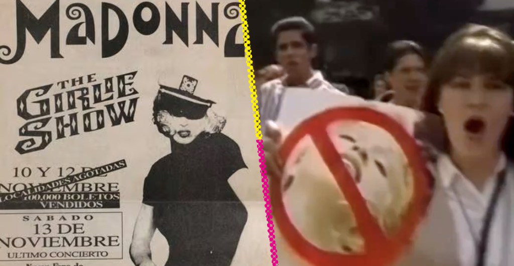 Críticas de un priísta y marchas de la UNAM: Así fue la primera visita de Madonna en México