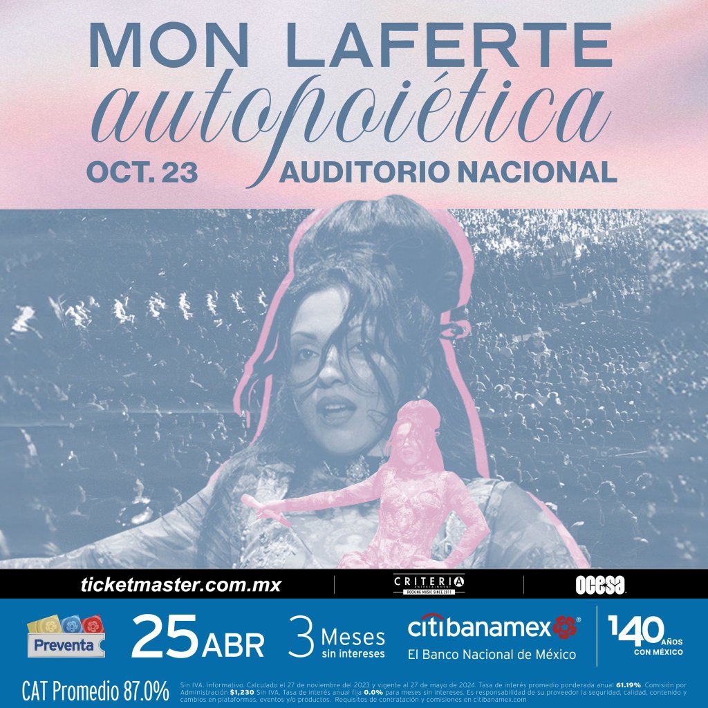 Fecha, lugar y boletos para el concierto de Mon Laferte en CDMX