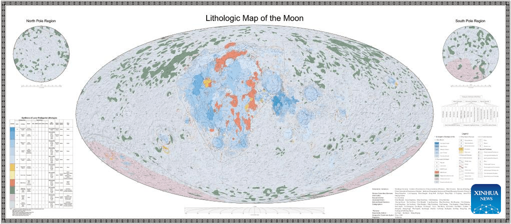 China publica el primer atlas geológico de la Luna en alta definición - atlas-litologico-de-la-luna