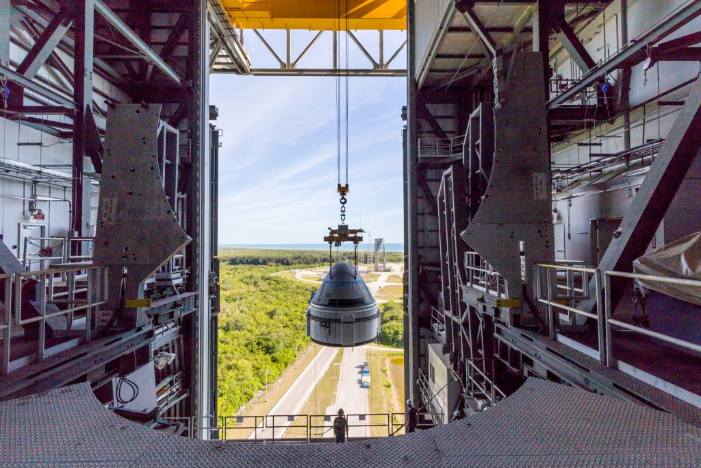 Nave Starliner de Boeing lista para su primera misión espacial tripulada. Foto de EFE