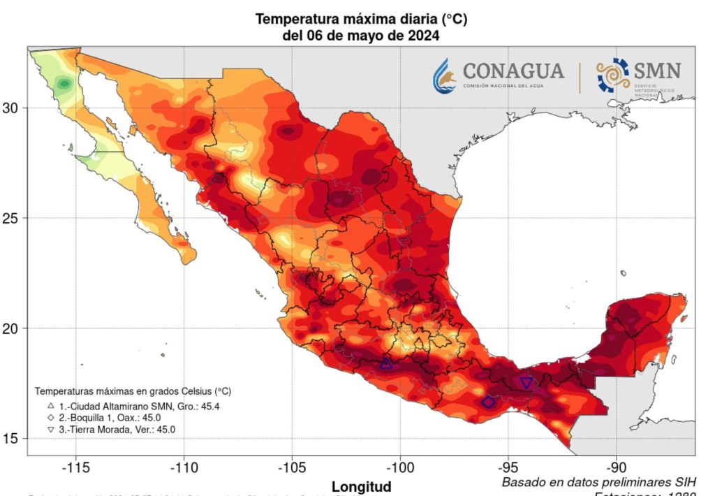La ola de calor que estamos viviendo en México