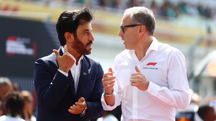 Mohammed ben Sulayem y Stefano Domenicali