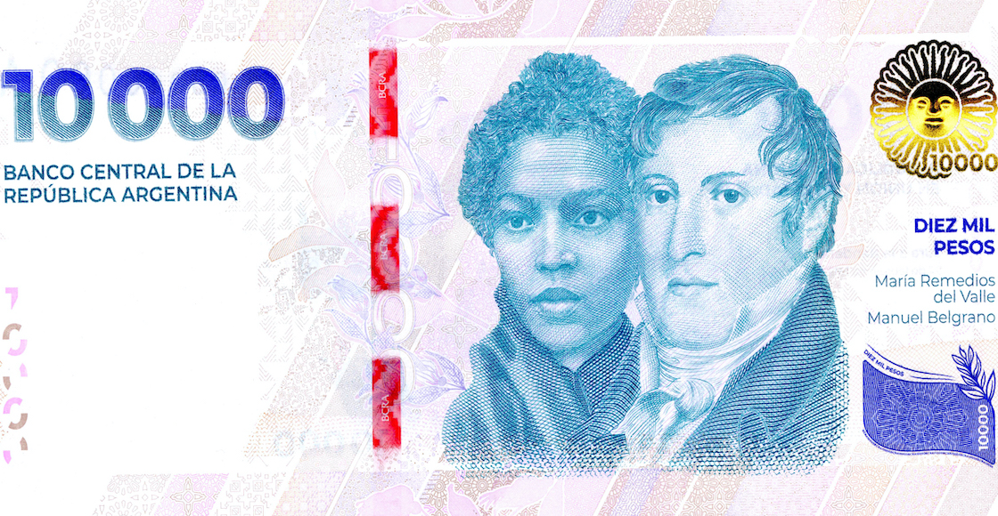 10000 pesos argentina billete