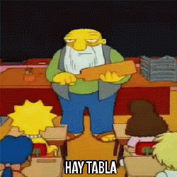 The Simpsons Hay Tabla GIF - TheSimpsons HayTabla Gaspar GIFs
