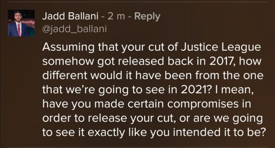 Zack Snyder Snyder Cut
