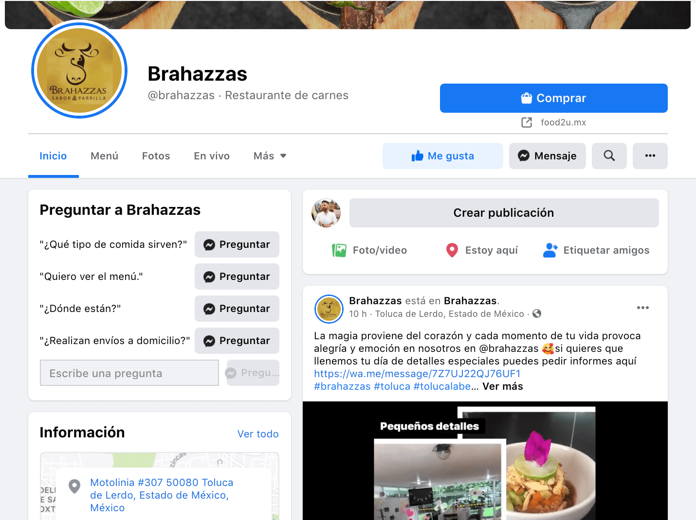 Brahazzas: El restaurante de Toluca que se sobrepuso a la pandemia