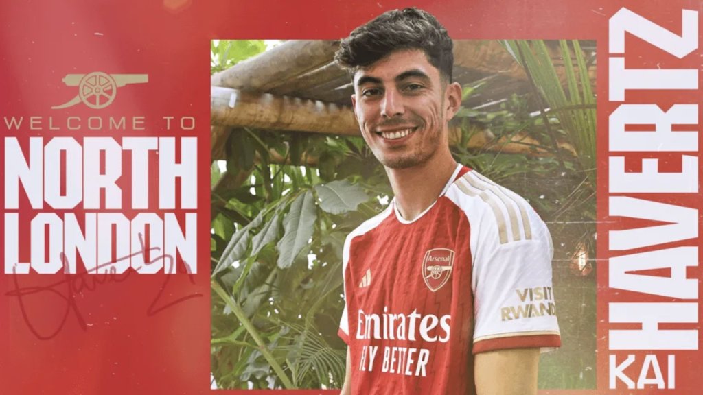 Kai Havertz nuevo jugador del Arsenal
