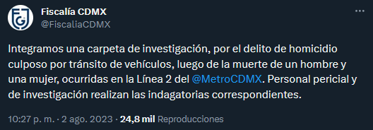Identifican a hombre que empujó a mujer en Metro Hidalgo; sufría depresión y dejó nota suicida