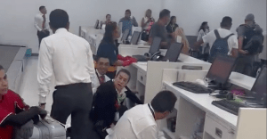 Balacera en el AICM