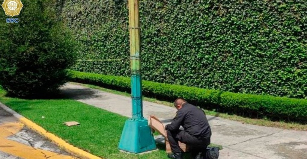 Frágil, dice: Encuentran una granada en camión de la basura en Lomas