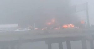 Niebla provoca accidente en Luisiana.