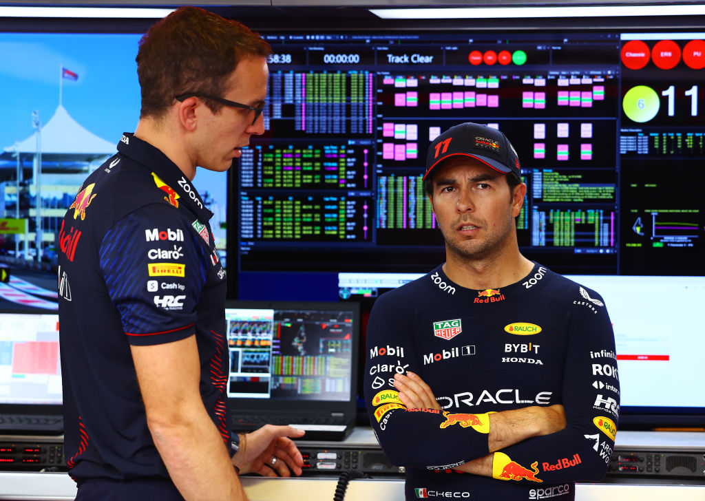 Checo Perez en el GP de Abu Dhabi