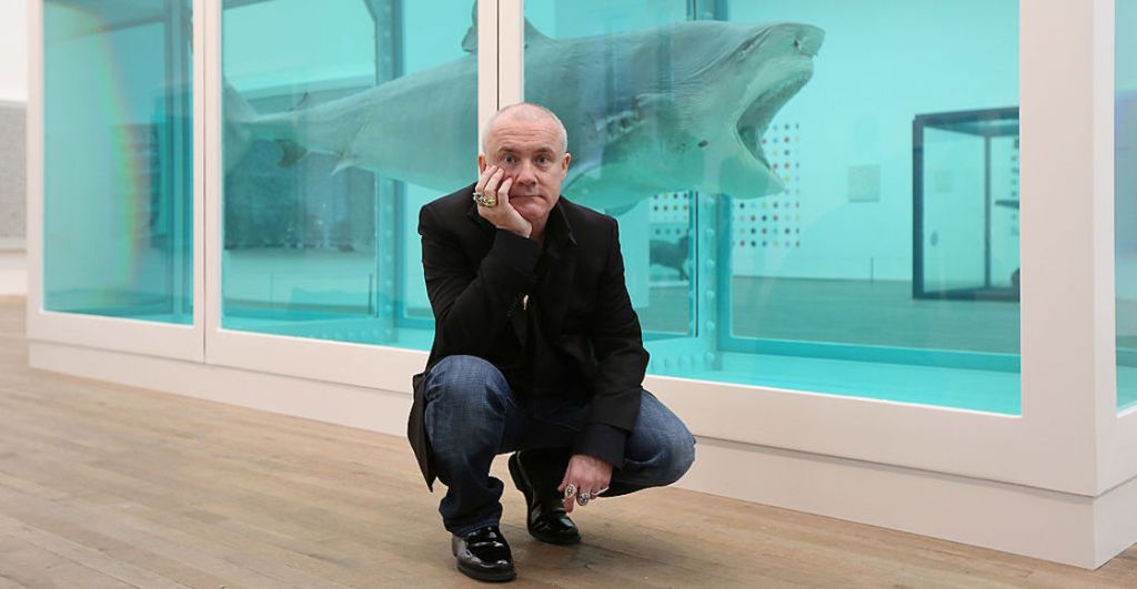 La primera exposición de Damien Hirst