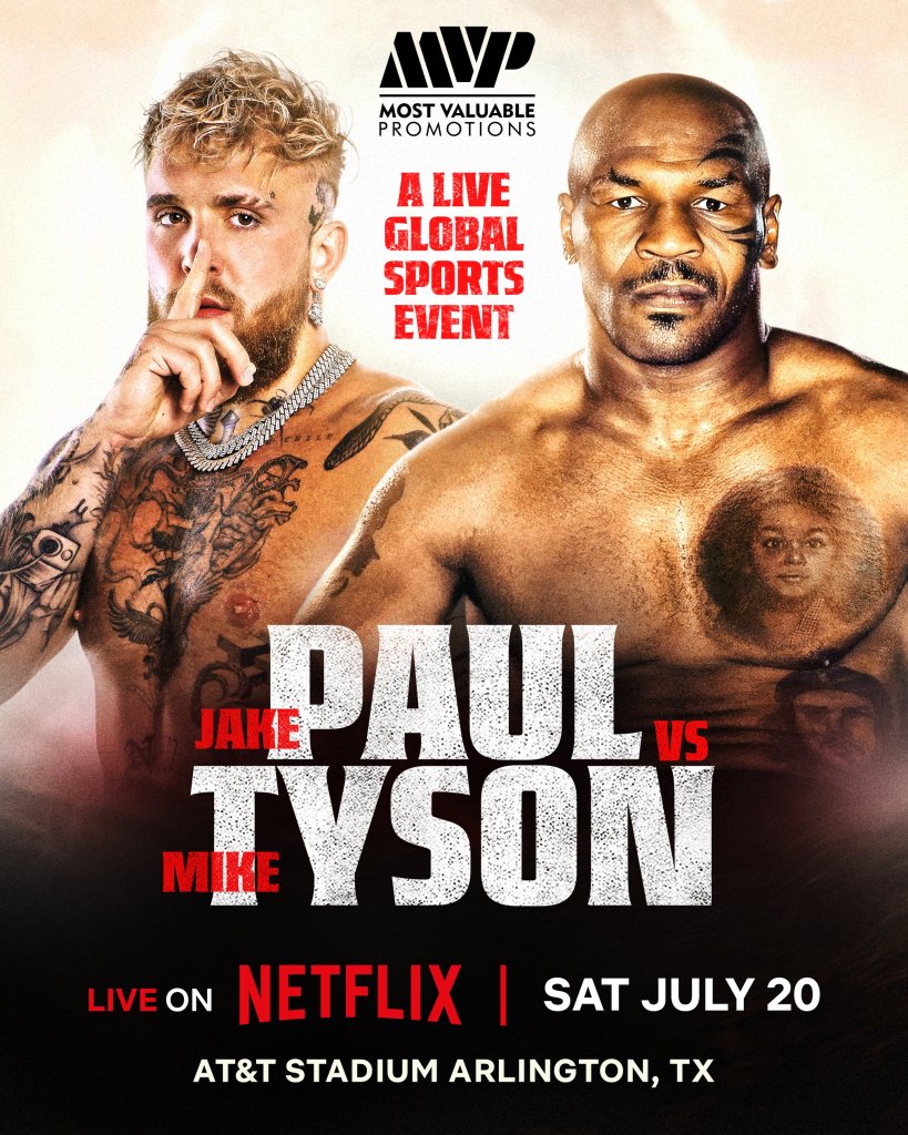 El poster de la pelea entre 'The Problem Child' vs 'The Baddest men on the Planet'