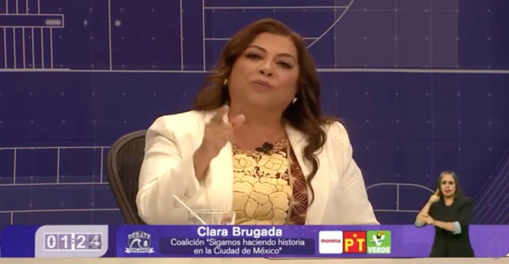 Primer debate de CDMX 2024