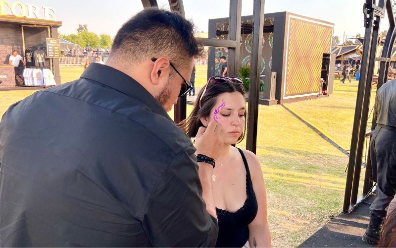 maquillaje para festival