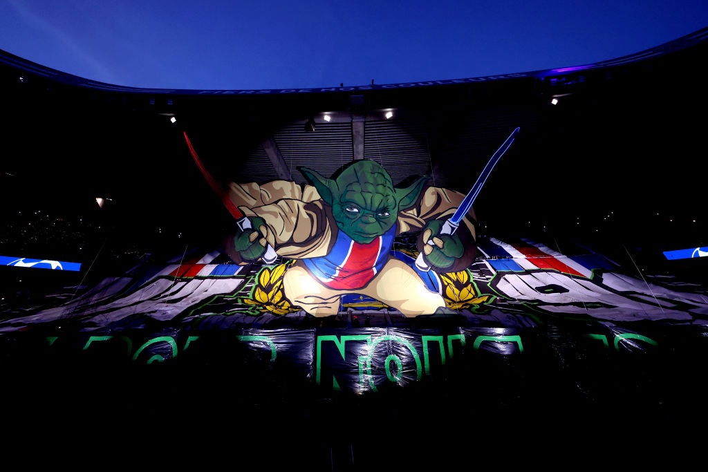 PSG tifo vs Barcelona
