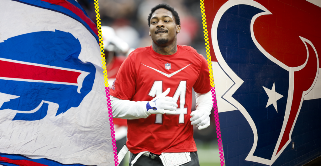 Steffon Diggs deja a Bills y es cambiado a Texans