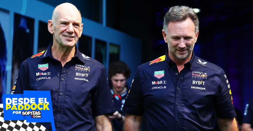 Adrian Newey y Christian Horner