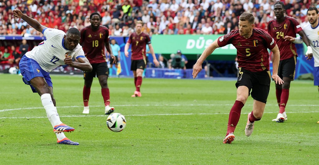 Francia vs Bélgica en la Eurocopa
