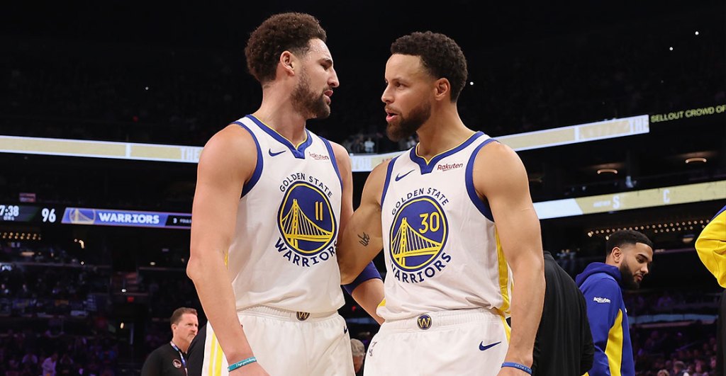 Klay Thomspon y Steph Curry