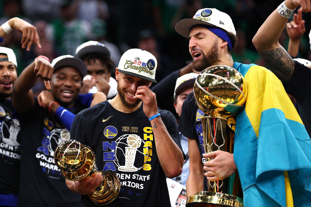 Klay Thomson y Steph Curry